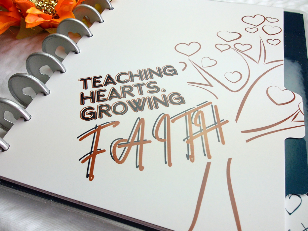 Faith & Family Homeschool Planner | 12 Month, Undated Disc Bound Homeschool Planner