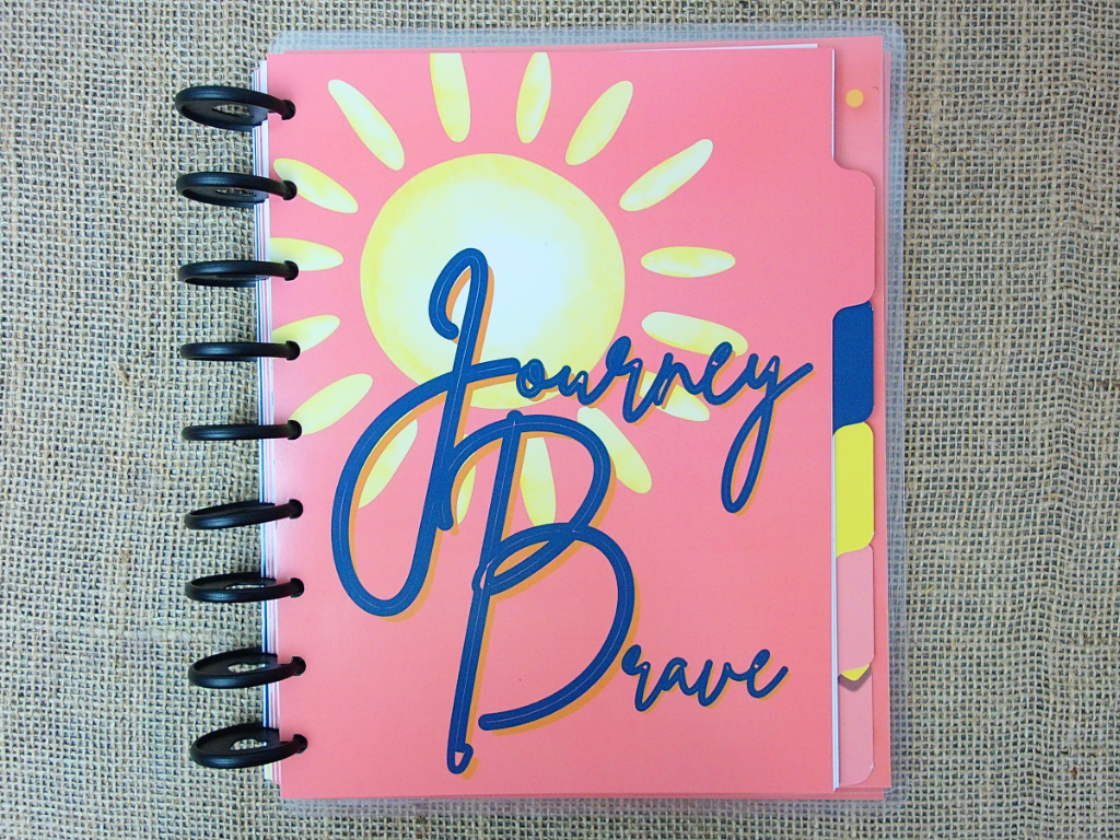 Journey Brave Homeschool Planner | 12 Month, Undated Disc Bound Homeschool Planner