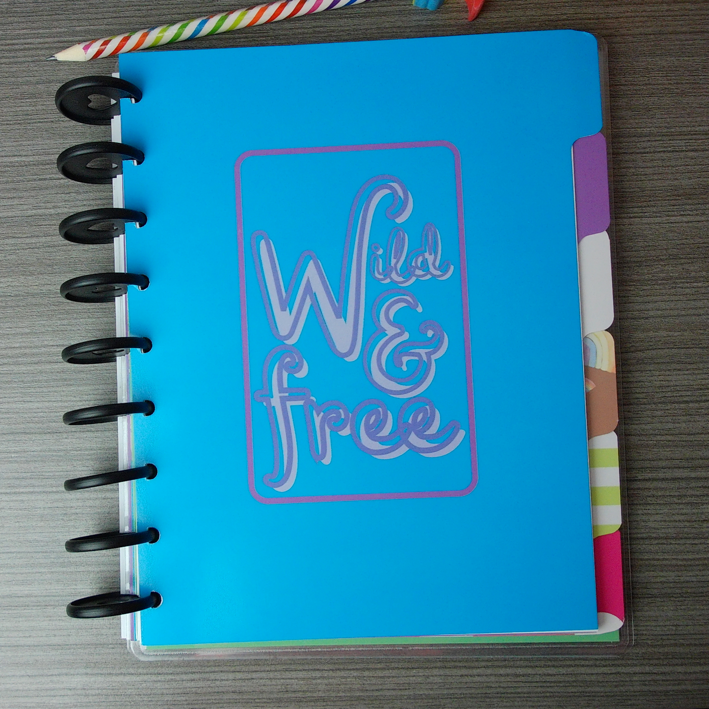 Wild & Free Disc Bound Homeschool Planner | 12 month | Undated