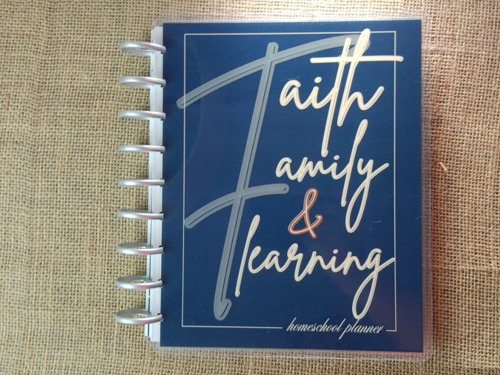 Faith & Family Homeschool Planner | 12 Month, Undated Disc Bound Homeschool Planner