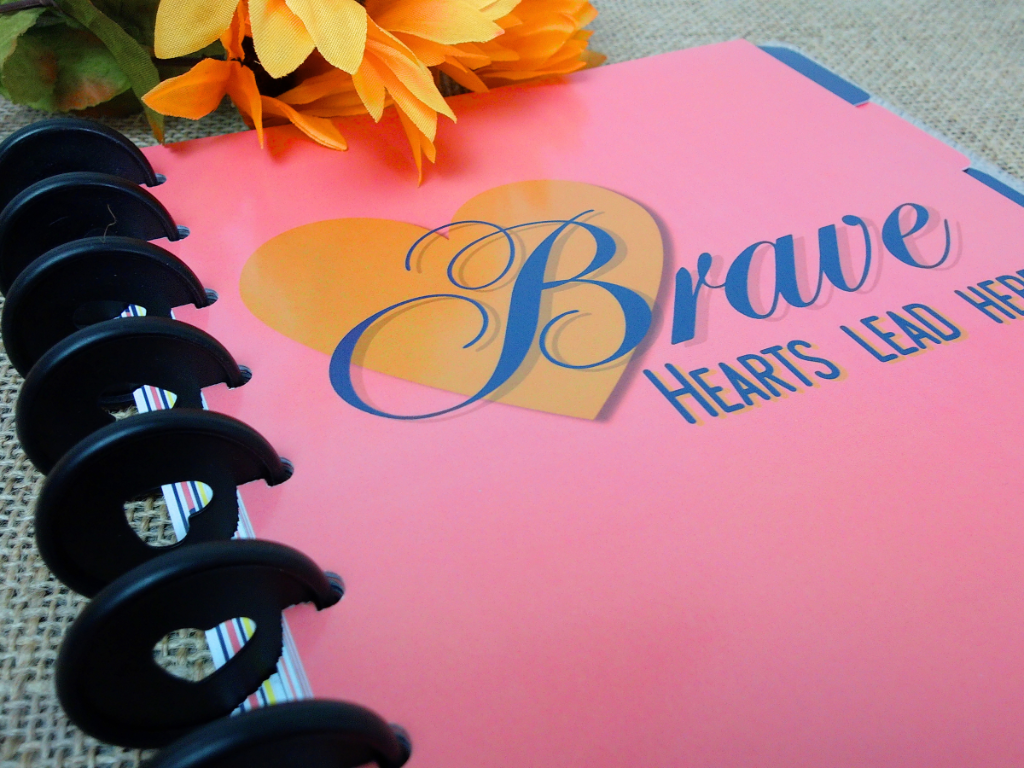 Journey Brave Homeschool Planner | 12 Month, Undated Disc Bound Homeschool Planner