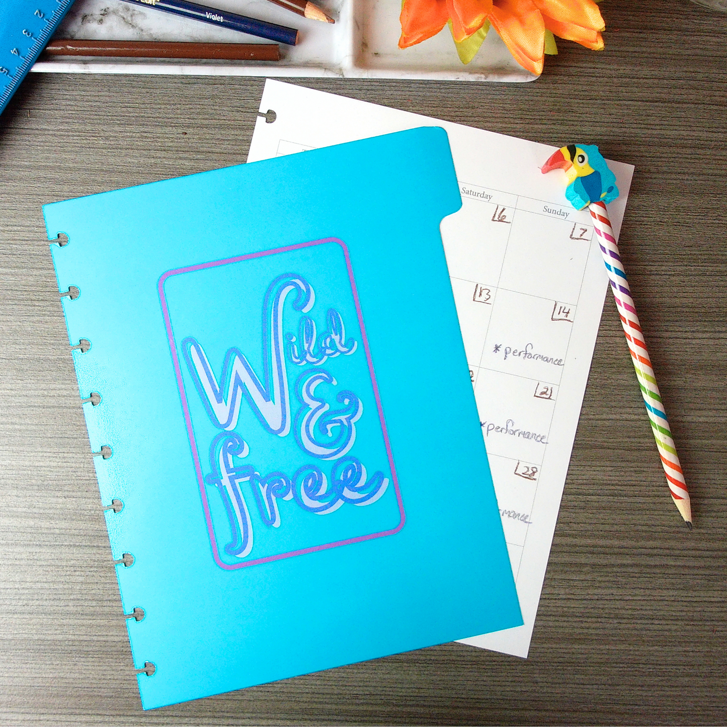 Wild & Free Disc Bound Homeschool Planner | 12 month | Undated
