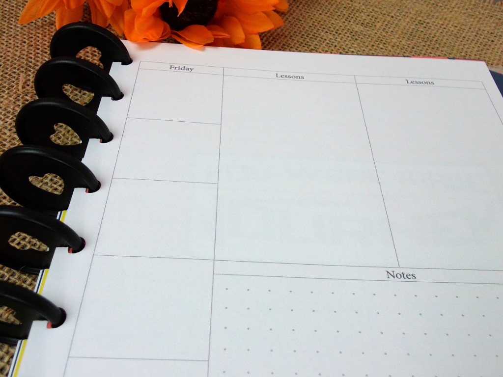 Journey Brave Homeschool Planner | 12 Month, Undated Disc Bound Homeschool Planner