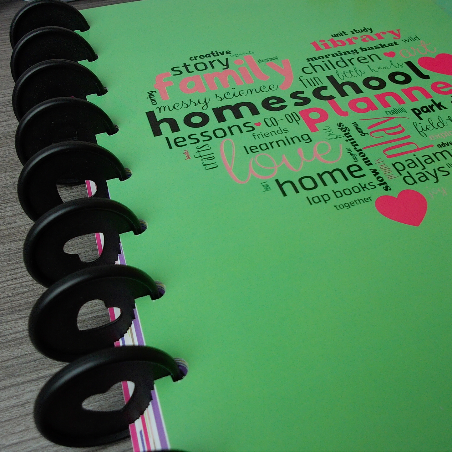 Wild & Free Disc Bound Homeschool Planner | 12 month | Undated