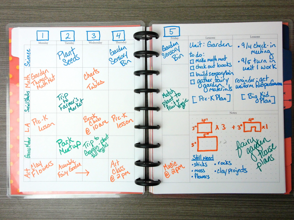 Journey Brave Homeschool Planner | 12 Month, Undated Disc Bound Homeschool Planner