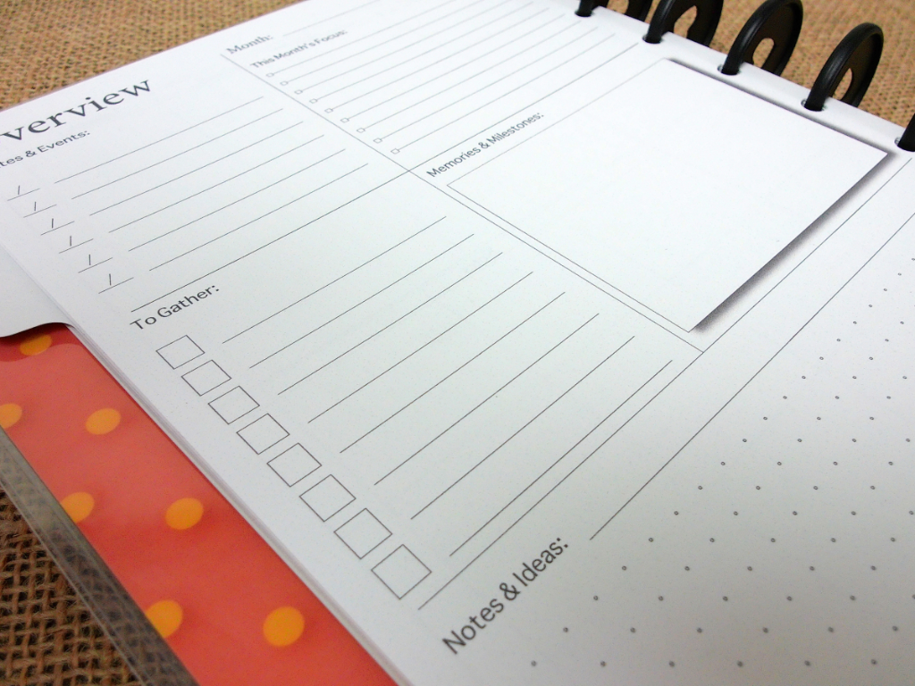 Journey Brave Homeschool Planner | 12 Month, Undated Disc Bound Homeschool Planner