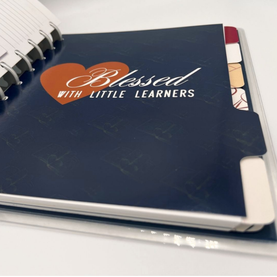 Faith & Family Homeschool Planner | 12 Month, Undated Disc Bound Homeschool Planner