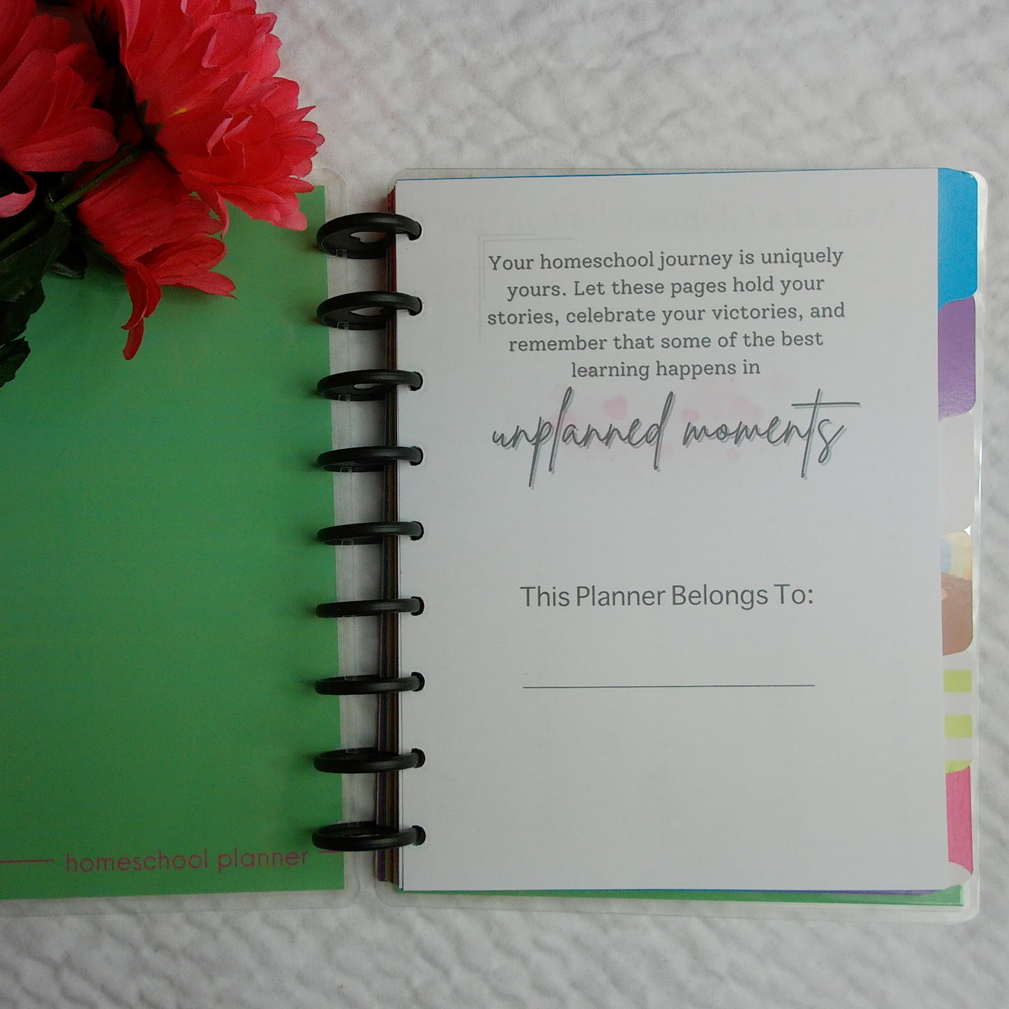 Wild & Free Disc Bound Homeschool Planner | 12 month | Undated