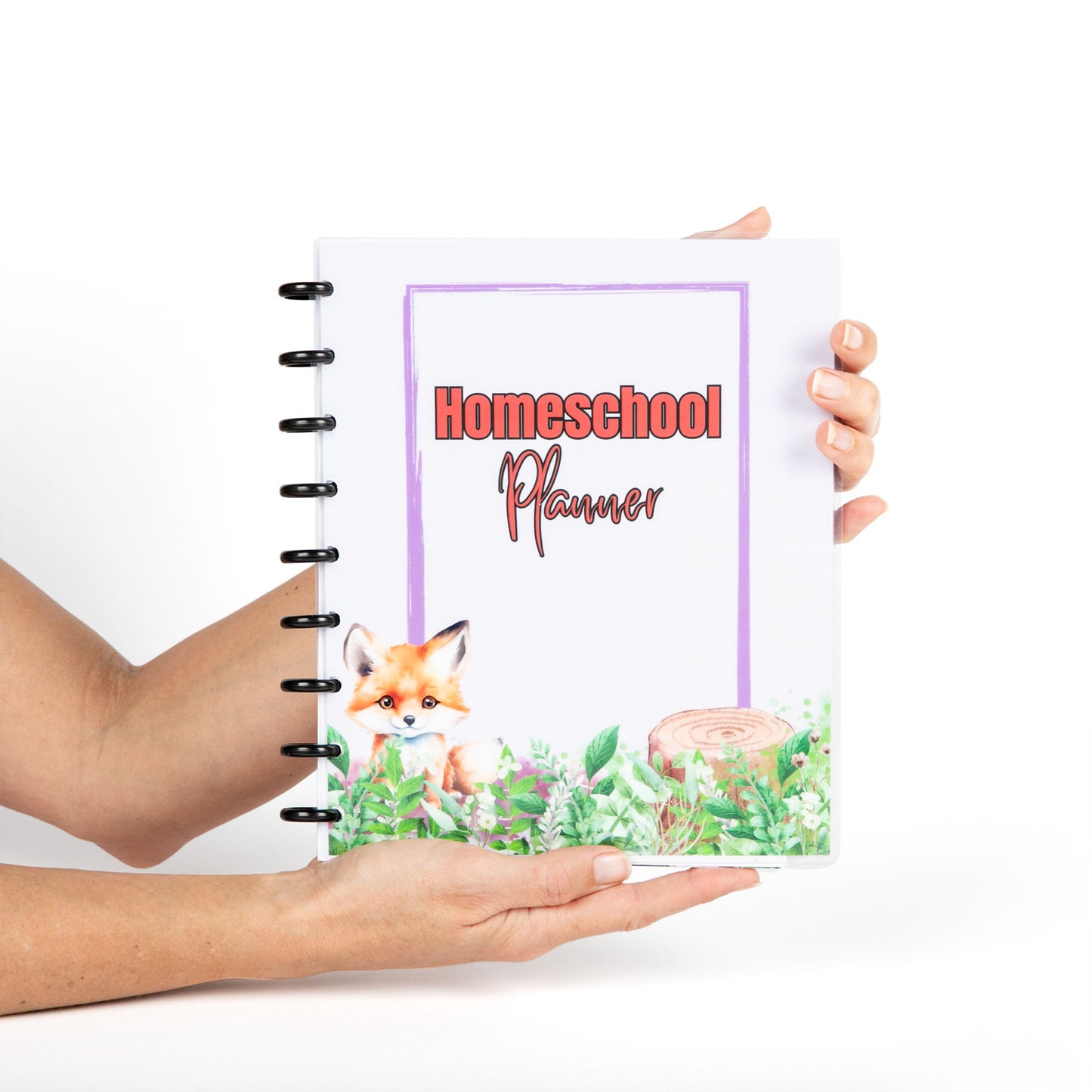 Homeschool Planner | Undated | Classic Size | Disc bound | Vertical layout | Track schedule, curriculum, weekly & monthly view & more