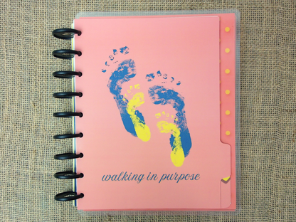 Journey Brave Homeschool Planner | 12 Month, Undated Disc Bound Homeschool Planner