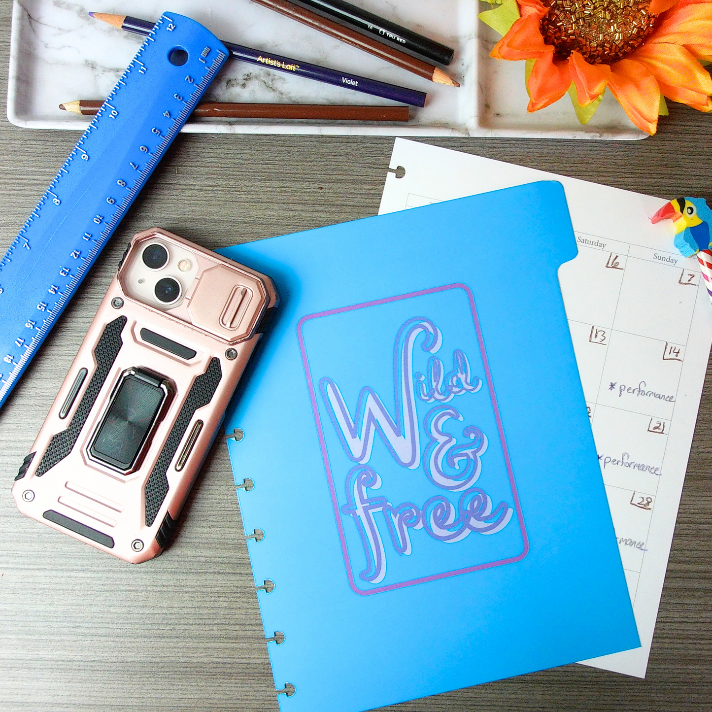 Wild & Free Disc Bound Homeschool Planner | 12 month | Undated
