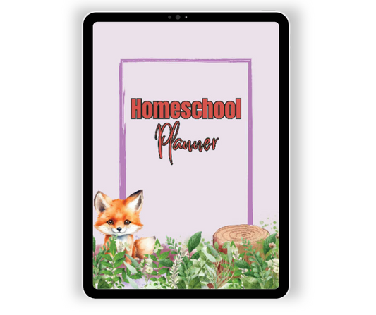 Digital 6-Month, Undated Homeschool Planner